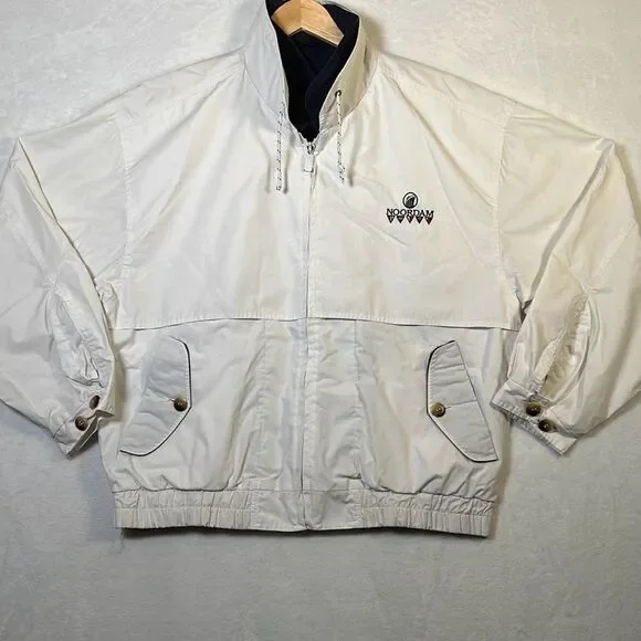 Vintage Gear For Sports 90s white Pullover Windbreaker Jacket - Mens Medium - Picture 1 of 11